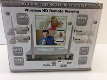 Load image into Gallery viewer, Revo America Wireless 4 Ch. NVR Surveillance System 4 HD Bullet Cameras RW4NVR1
