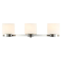 Load image into Gallery viewer, Hampton Bay 25090 3-Light Brushed Nickel Vanity Light 467931
