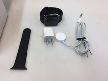 Load image into Gallery viewer, Apple Watch 42mm Space Black Stainless Steel Case Black Sport Band MLC82LL/A
