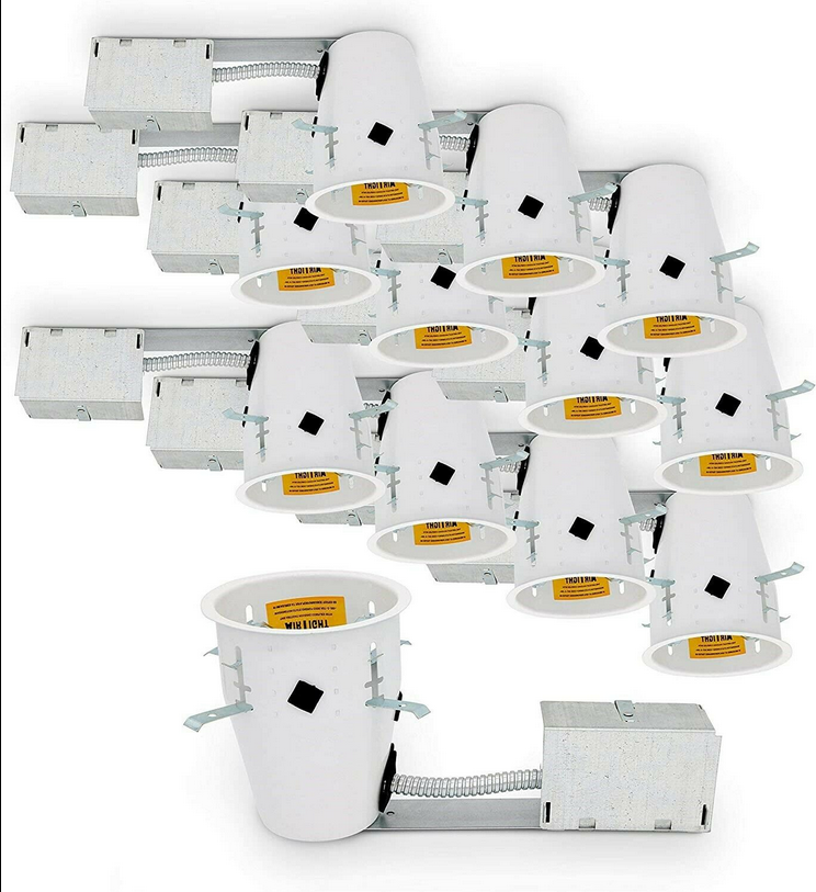 (12-Pack) Ledpax 6 in. Remodel IC Airtight LED Housing LP4ICLED12