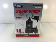Load image into Gallery viewer, Superior Pump 92341 1/3 HP Submersible Cast Iron Sump Pump
