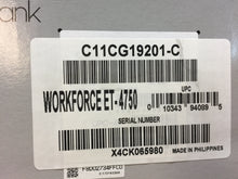 Load image into Gallery viewer, Epson WorkForce ET-4750 EcoTank All-In-One Printer
