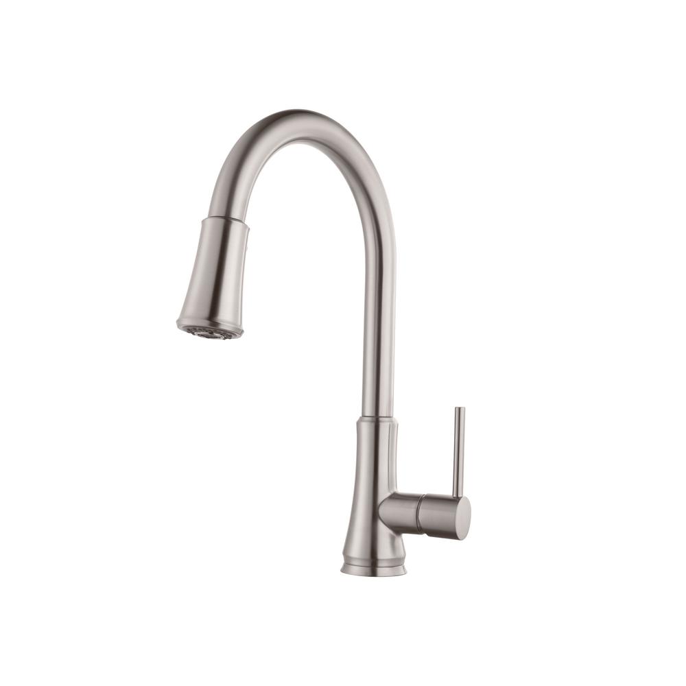 Pfister G529-PF1S Pfirst 1-Handle Pull-Down Sprayer Kitchen Faucet in SS