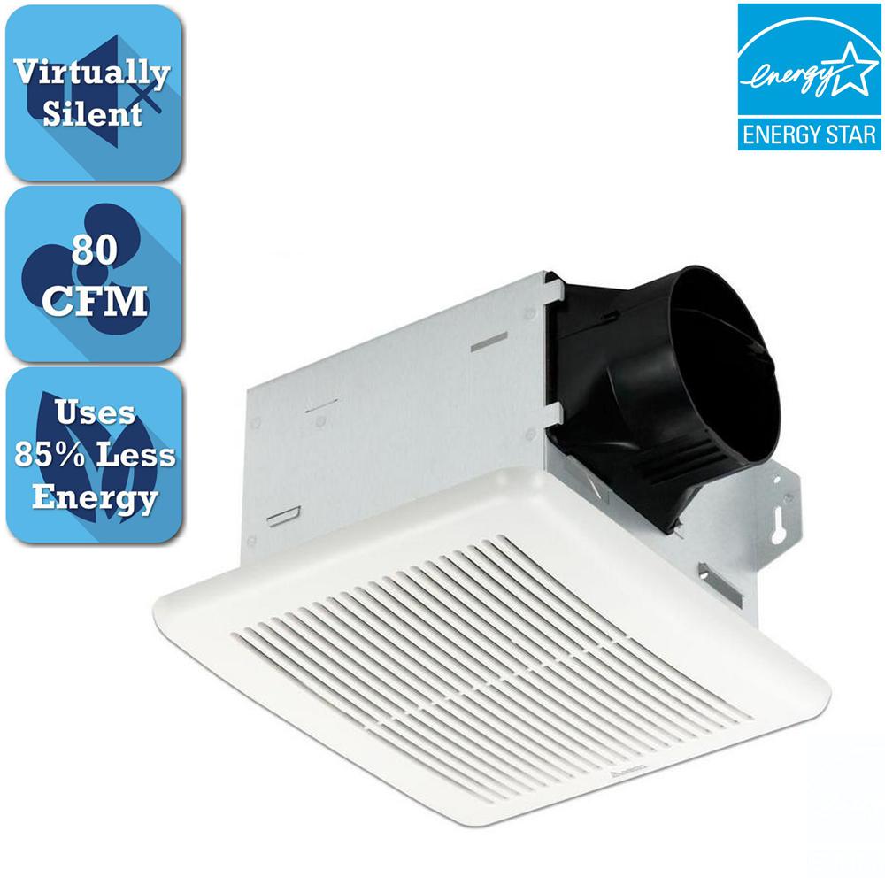 Delta ITG80 Breez Integrity Series 80 CFM Ceiling Bathroom Exhaust Fan