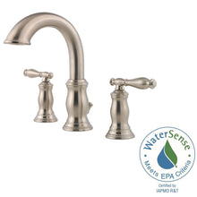 Load image into Gallery viewer, Pfister LF-049-TMKK Hanover 8&quot; Widespread 2-Handle Bath Faucet Brushed Nickel
