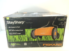 Load image into Gallery viewer, Fiskars 362080-1001 17&quot; Staysharp Push Reel Lawn Mower 6208
