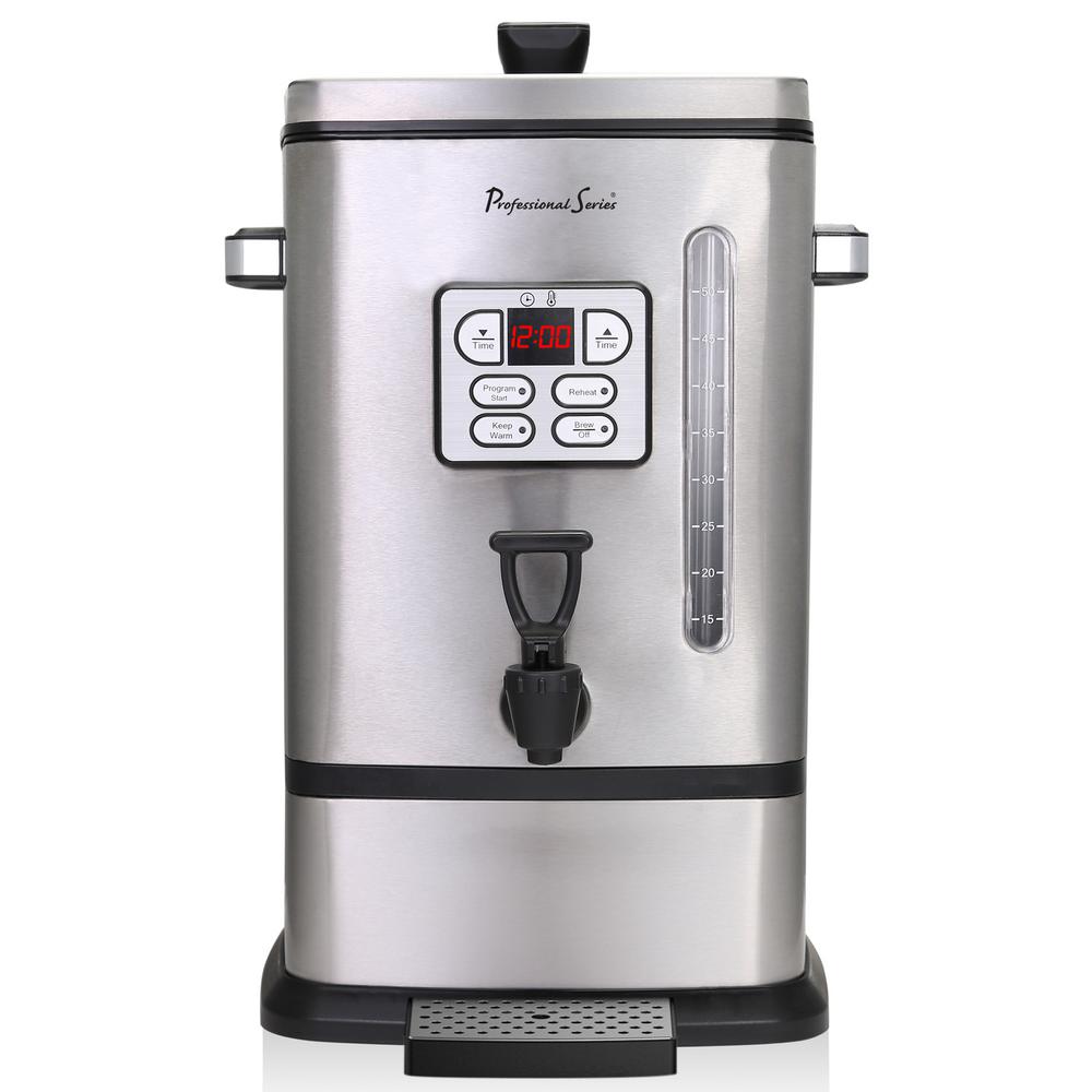Professional Series 50-Cup Digital Coffee Urn Stainless Steel PS-SQ018