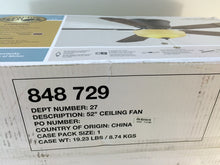 Load image into Gallery viewer, Hampton Bay 36945 Lynwood 52 in. Oil Rubbed Bronze Indoor Ceiling Fan 848729
