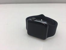Load image into Gallery viewer, Apple Watch Series3 38mm MTF02LL/A Space Gray Aluminum Case Black Sport Band
