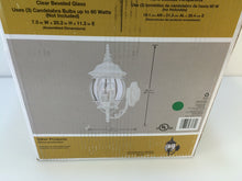 Load image into Gallery viewer, Hampton Bay HB7028-06 3-Light White Outdoor Wall Lantern 883902
