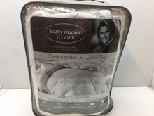 Load image into Gallery viewer, Kathy Ireland Goose Feather Down Comforter - White - Size King
