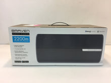 Load image into Gallery viewer, Braven B2200MSD 2200m Portable Bluetooth Speaker, Graphite / Dark Gray
