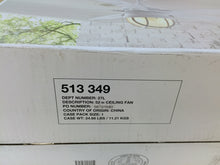 Load image into Gallery viewer, Hampton Bay AL634-WH Seaport 52 in. Indoor/Outdoor White Ceiling Fan 513349

