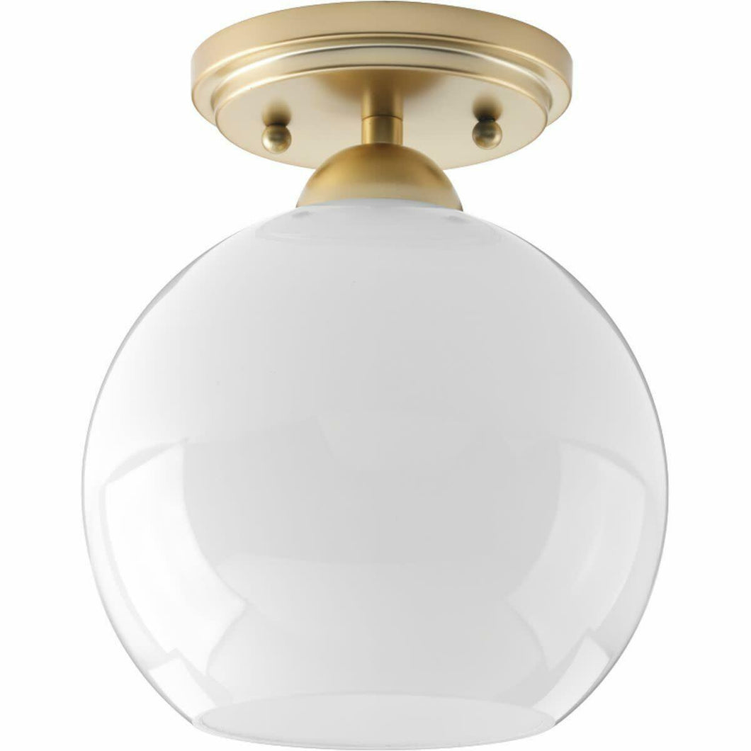 Progress Lighting Carisa 1-Light Vintage Gold Flush Mount P350075-078