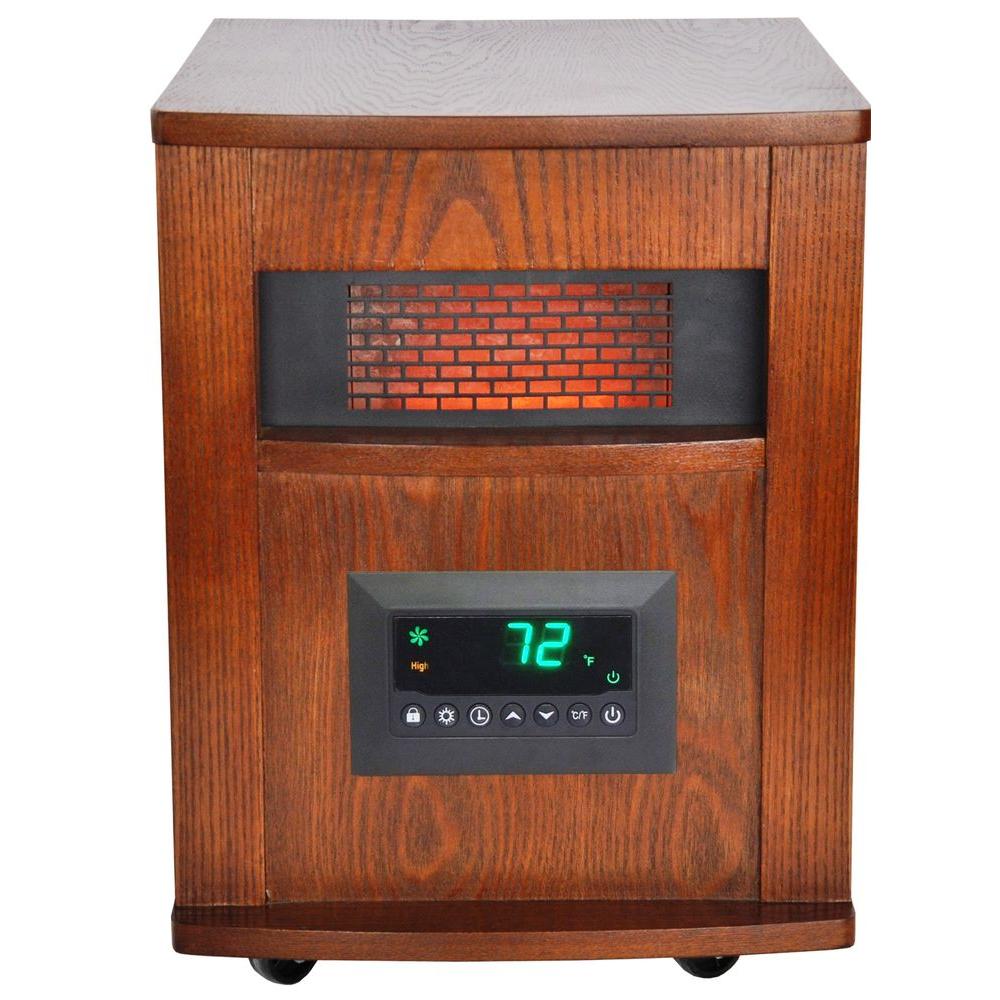 Life Zone LS-1000X-6W 1500-Watt 6-Element Infrared Room Heater