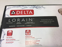 Load image into Gallery viewer, Delta 144716-SS Lorain Stainless 1-Handle Bathtub and Shower Faucet
