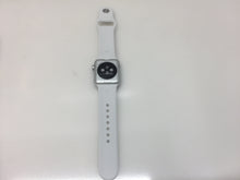 Load image into Gallery viewer, Apple Watch Series 3 38mm MTEY2LL/A Silver Aluminum Case White Sport Band
