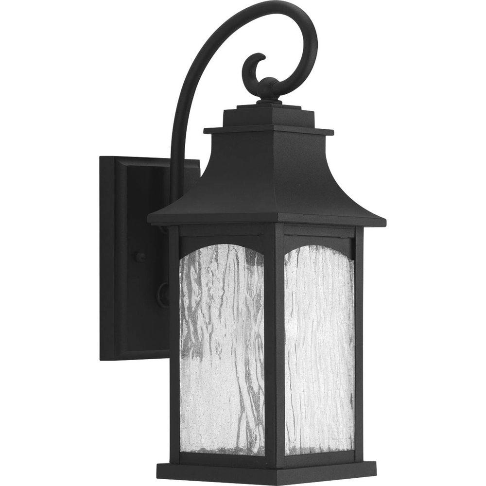Progress Lighting Maison 1-Light Black Outdoor Wall Mount Lantern P5753-31