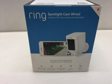 Load image into Gallery viewer, Ring 8SH1P7-WEN0 Spotlight Wired Motion Detection Camera White, NOB

