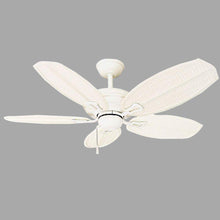 Load image into Gallery viewer, Hampton Bay Palm Beach II 48 in. Matte White Ceiling Fan 59699
