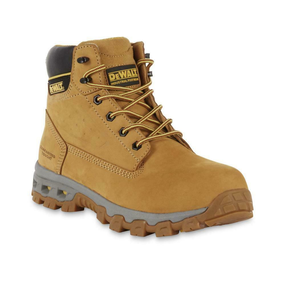 DEWALT DXWP84354 Halogen Men's 9.5 Wheat Nubuck Leather Steel Toe 6