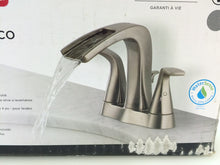 Load image into Gallery viewer, Delta 25724LF-SS-ECO Tolva 4&quot; Centerset 2-Handle Bath Faucet, Brushed Nickel
