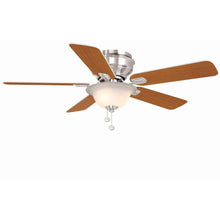 Load image into Gallery viewer, Hampton Bay YG204-BN-D Hawkins 44&quot; Brushed Nickel Ceiling Fan 122135
