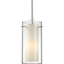 Load image into Gallery viewer, Volume Lighting Esprit 1-Light Brushed Nickel Mini Hanging Pendant V2451-33
