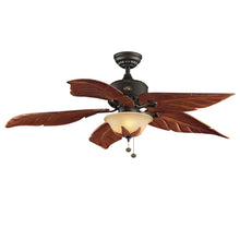 Load image into Gallery viewer, Hampton Bay Antigua Plus 56 in. LED Indoor Oil Rubbed Bronze Ceiling Fan 91140
