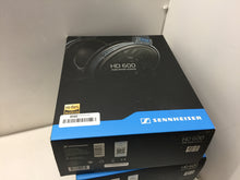 Load image into Gallery viewer, Sennheiser HD600 Open Back Professional Headphone - Black, NOB
