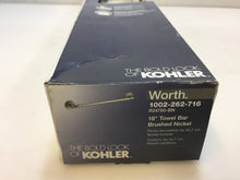 Load image into Gallery viewer, KOHLER R24792-BN Worth 18 in. Towel Bar in Brushed Nickel
