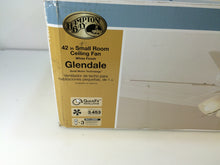 Load image into Gallery viewer, Hampton Bay AM212-WH Glendale 42 in. White Ceiling Fan 1000044891
