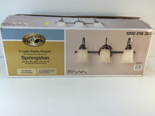 Load image into Gallery viewer, Hampton Bay EFH1393M/ORB Springston Oil Rubbed Bronze Vanity Light 1000016301
