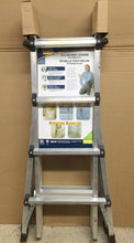 Load image into Gallery viewer, Cosco 20127T1ASE 17 ft Aluminum Telescoping Multi-Position Type 1A Ladder
