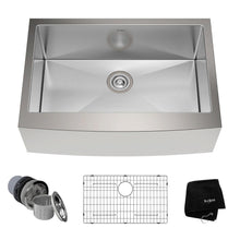 Load image into Gallery viewer, KRAUS KHF200-30 Farmhouse Apron Front Stainless Steel 30&quot; Kitchen Sink Kit
