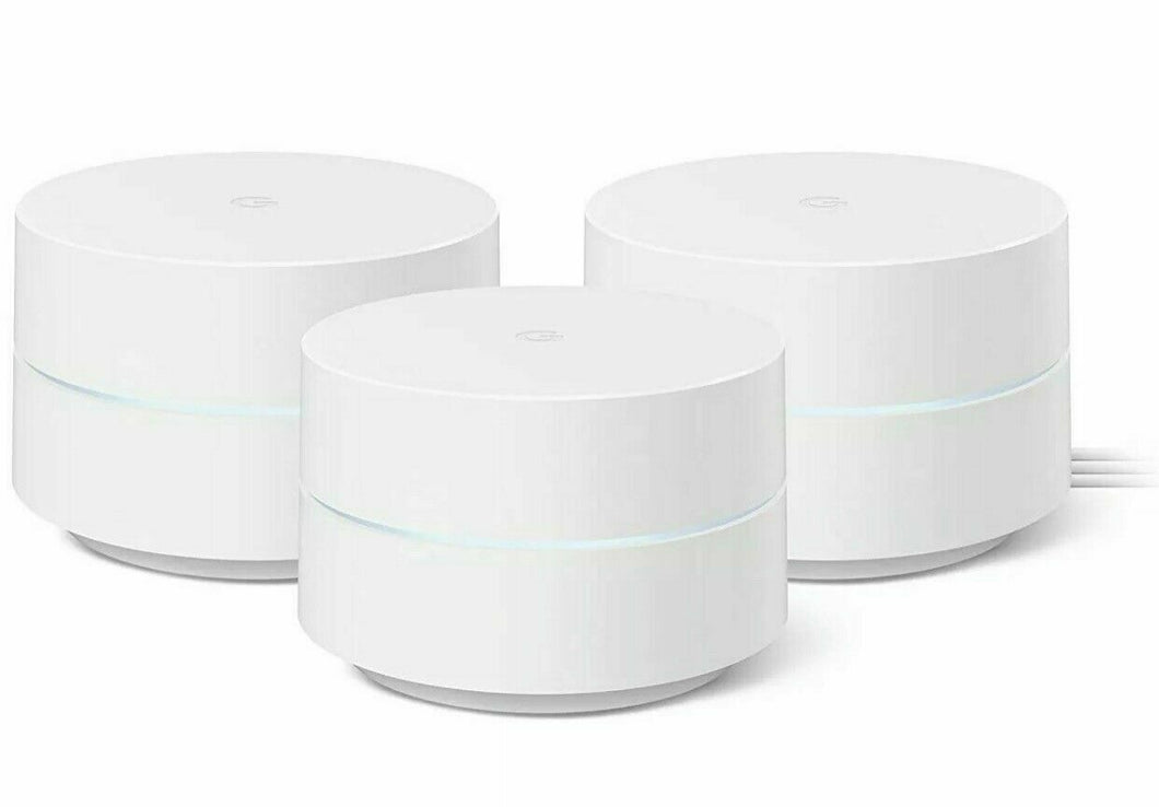 Google GA02434-US Wifi AC1200 Wi-Fi Hotspot Modem - White, 3 Pack