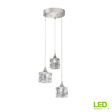 Load image into Gallery viewer, Home Decorators 3-6621-NDM 3-Light Polished Chrome LED Pendant 1001397584

