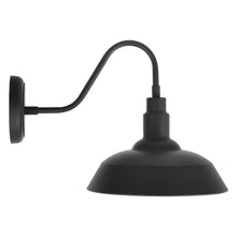 Load image into Gallery viewer, Sylvania 60062 Easton 1Light Antique Black Outdoor Wall Mount Barn Light Sconce
