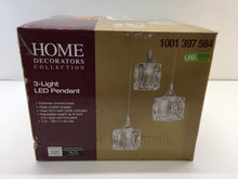 Load image into Gallery viewer, Home Decorators 3-6621-NDM 3-Light Polished Chrome LED Pendant 1001397584
