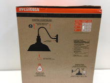 Load image into Gallery viewer, Sylvania 60062 Easton 1Light Antique Black Outdoor Wall Mount Barn Light Sconce
