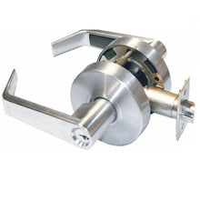 Load image into Gallery viewer, Trans Atlantic Cylindrical Storeroom Clutch Function Door Lever Satin Stainless
