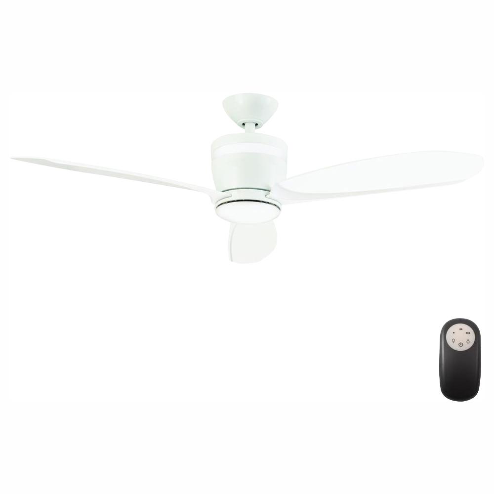 Home Decorators SW1618WH Federigo 48 in. LED White Ceiling Fan 1001860269