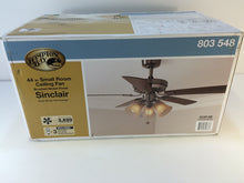 Load image into Gallery viewer, Hampton Bay AL958-BN Sinclair 44 in. Brushed Nickel Ceiling Fan 803548
