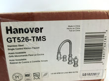 Load image into Gallery viewer, Pfister GT526-TMS Hanover Pull-Down Sprayer Kitchen Faucet, Stainless Steel
