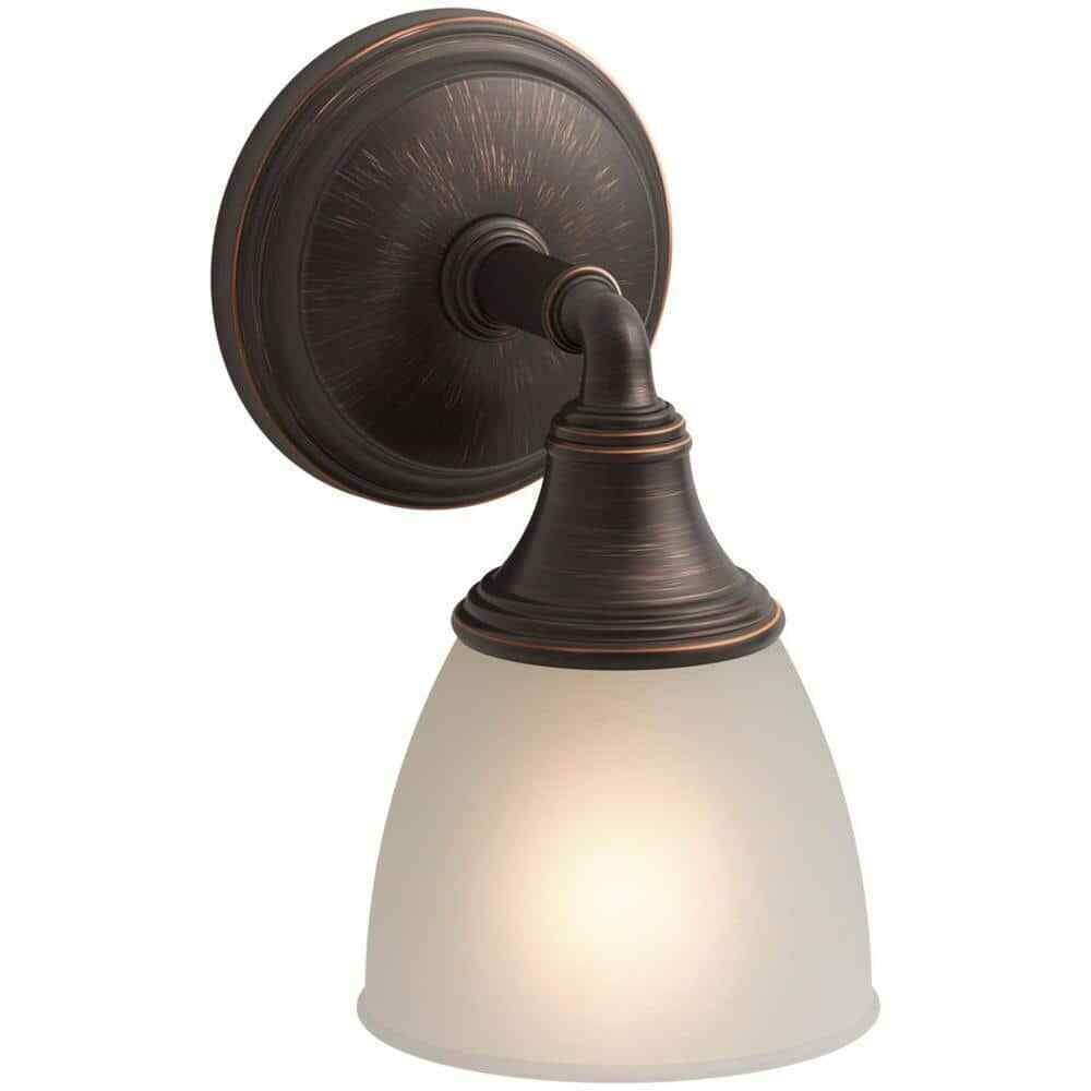 KOHLER Devonshire 1-Light Oil-Rubbed Bronze Wall Sconce 10570-BZL