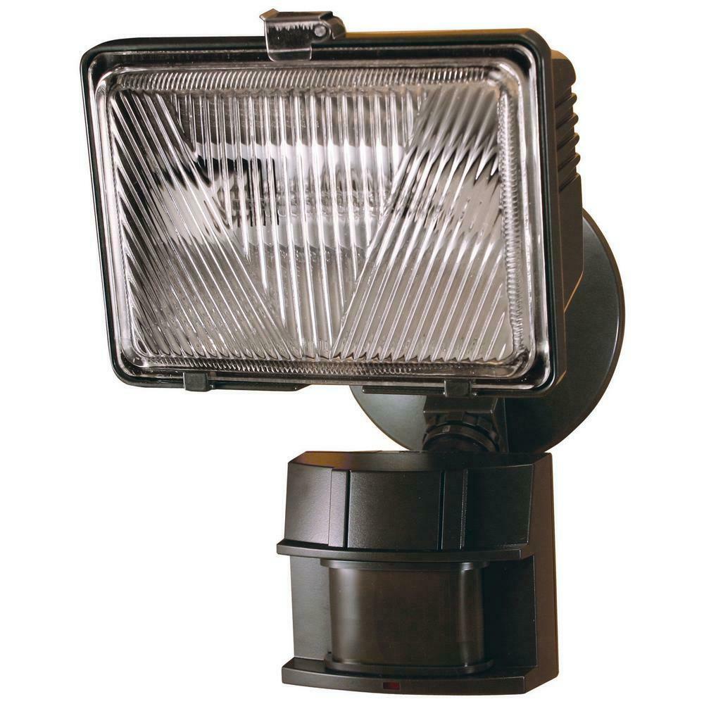 Heath Zenith 250-Watt 180-Degree Bronze Motion Activated Flood Light HZ-5525-BZ