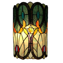 Load image into Gallery viewer, Amora Lighting 2-Light Dark Brown Tiffany Style Floral Sconce AM247WL10
