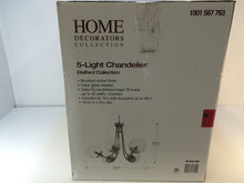 Load image into Gallery viewer, Home Decorators Collection 17415 5-Light Brushed Nickel Chandelier 1001567763
