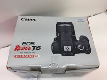 Load image into Gallery viewer, Canon EOS Rebel T6 18.0 MP Digital DSLR Camera with EF-S 15-55mm IS II Lens
