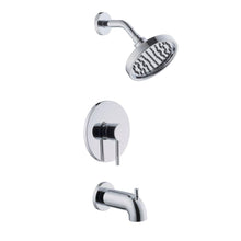 Load image into Gallery viewer, Schon 873W-4501 Axel Single-Handle 1-Spray Tub and Shower Faucet in Chrome
